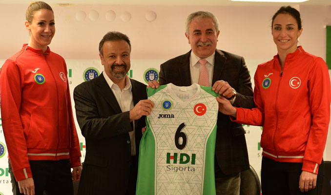 Bursa’nın Sultanları’nın  forma sponsoru HDI Sigorta