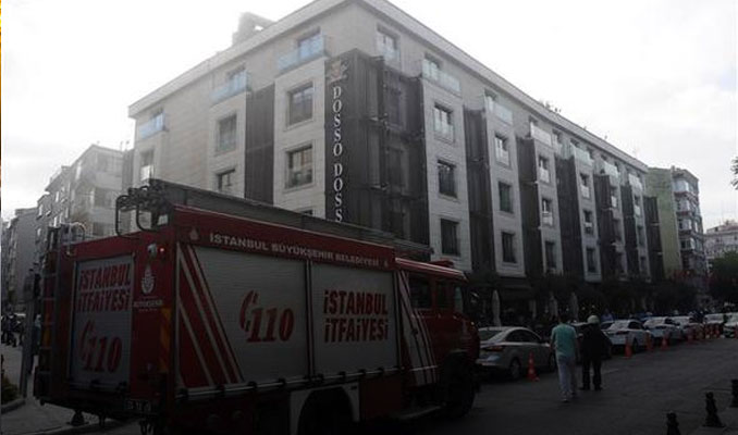 İstanbul Fatih’te otel yangını