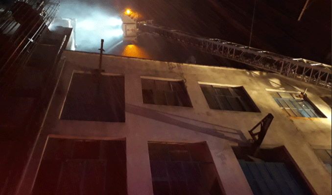 Bayrampaşa’da fabrika yangını