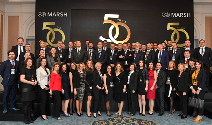 Marsh Türkiye, 50’nci yılını iş ortaklarıyla kutladı