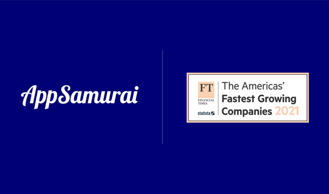 Amerika kıtasının en hızlı büyüyen şirketlerinden biri App Samurai oldu