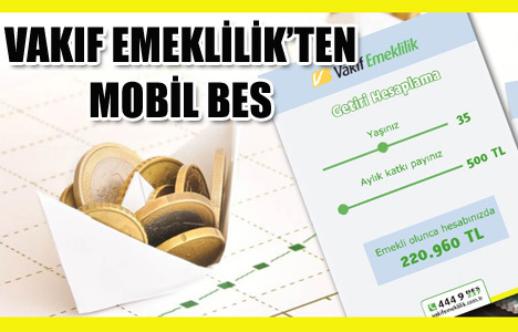 Vakıf Emeklilik’ten Mobil BES