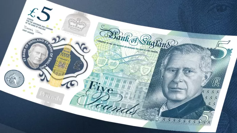 BoE yeni banknotları paylaştı