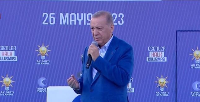 Cumhurbaşkanı Erdoğan mitingde konuşuyor