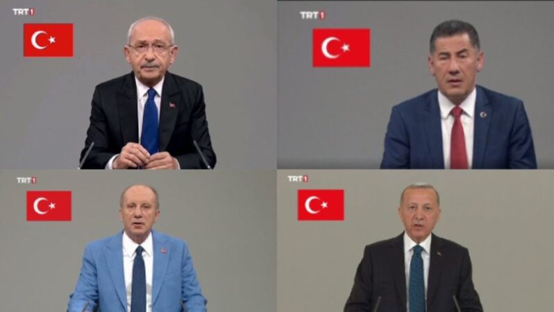 Cumhurbaşkanı adayları TRT’de konuştu