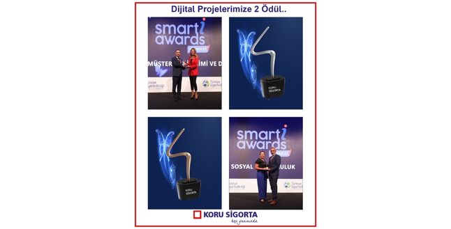 Smart-i Awards’ta Koru Sigorta’ya iki ödül birden