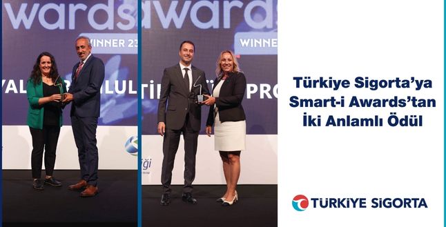 Türkiye Sigorta’ya Smart-i Awards’tan iki anlamlı ödül