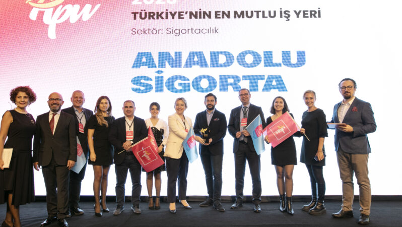 Anadolu Sigorta, Happy Place To Work Ödül Törenine katıldı